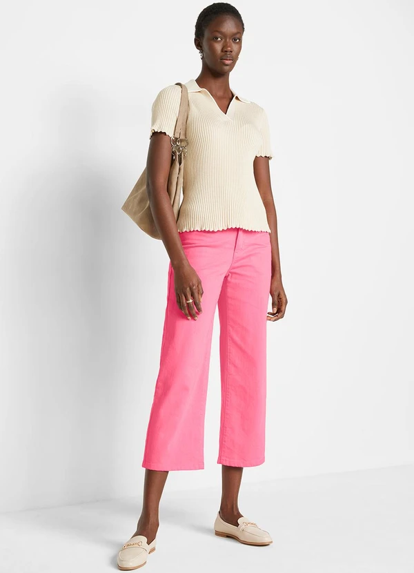 bonprix - Blusa Bege Claro em Tricô 3