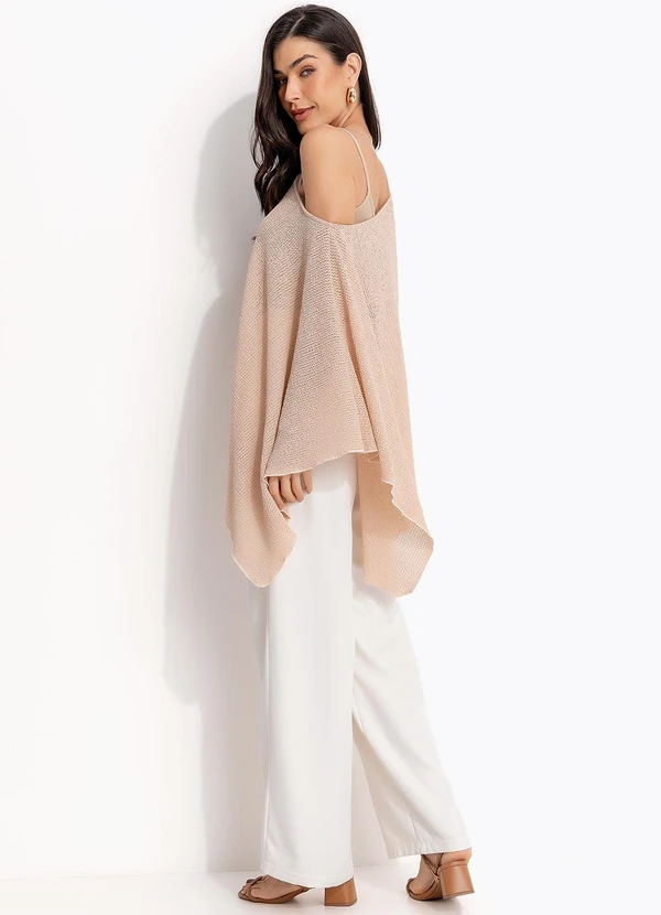 Quintess - Blusa Bege em Malha Anarruga 7