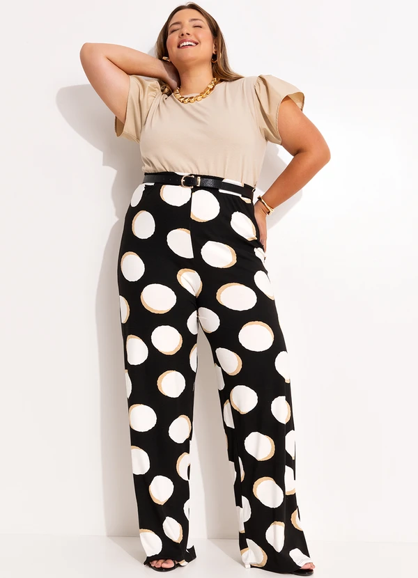 Quintess - Blusa Bege em Malha de Algodão 13