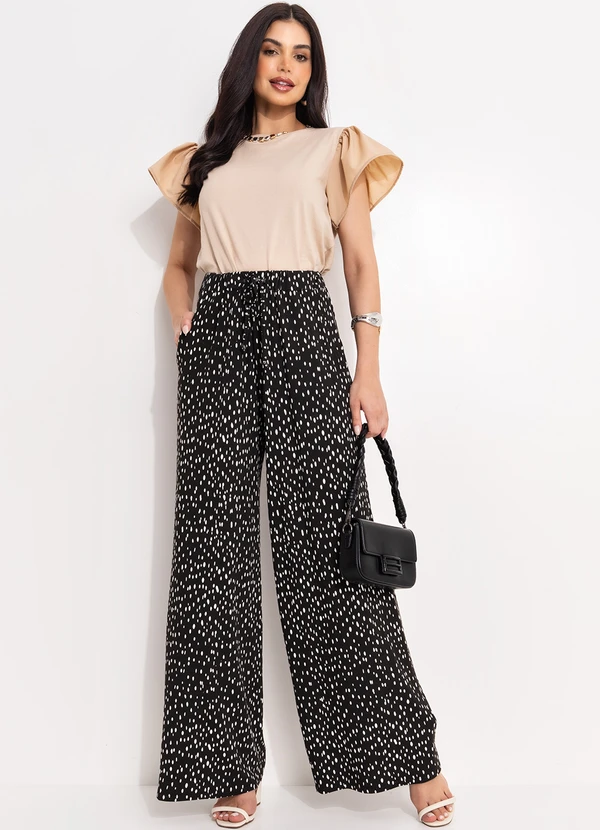 Quintess - Blusa Bege em Malha de Algodão 8