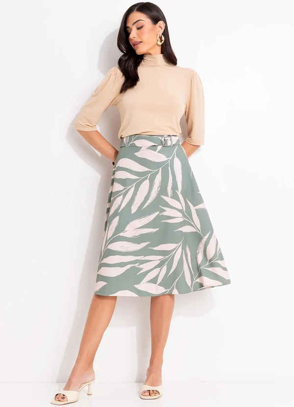 Quintess - Blusa Bege em Malha de Viscose 3