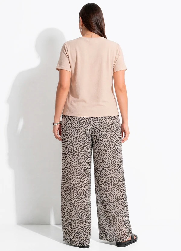 Quintess - Blusa Bege em Malha Tweed 14