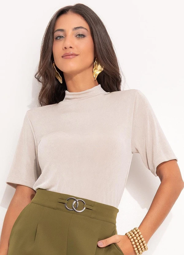 Quintess - Blusa Bege em Malha 4