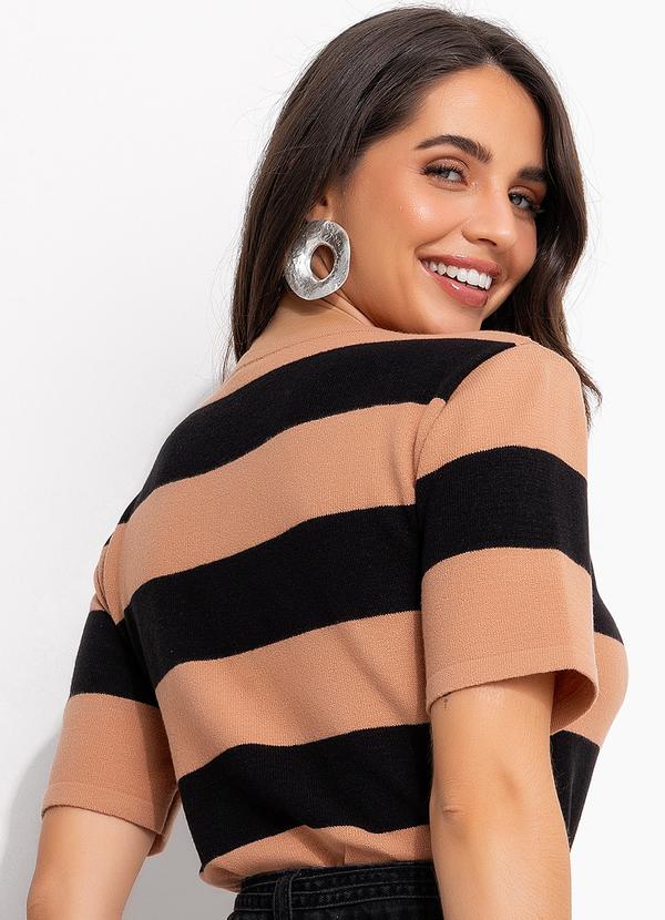 Quintess - Blusa Bege em Tricô 2