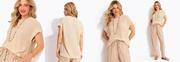 Blusa Bege em Tric�