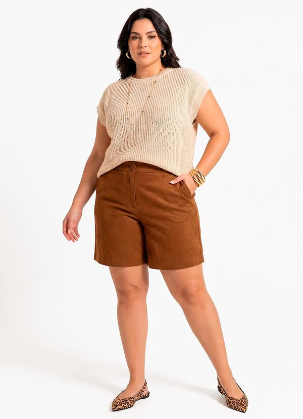 Quintess - Blusa Bege em Tricô 11