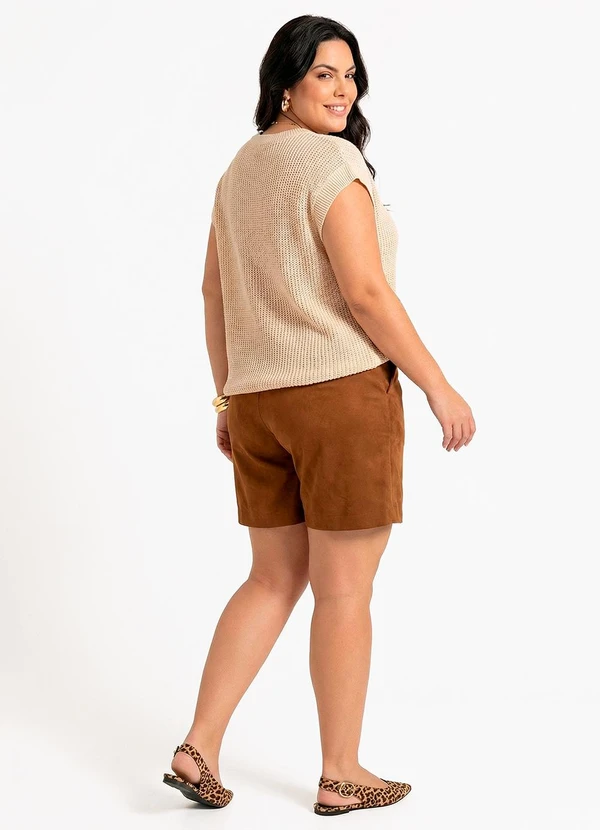 Quintess - Blusa Bege em Tricô 10