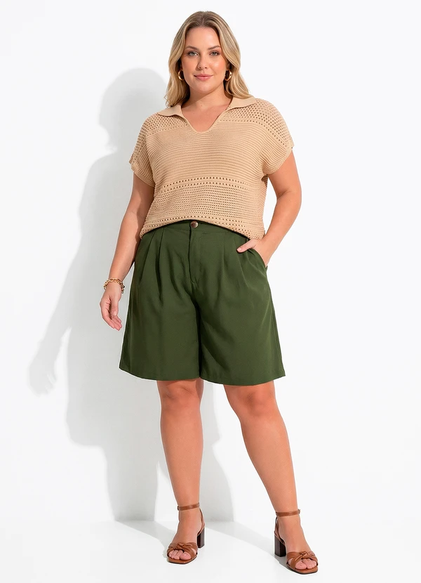 Quintess - Blusa Bege em Tricot 8