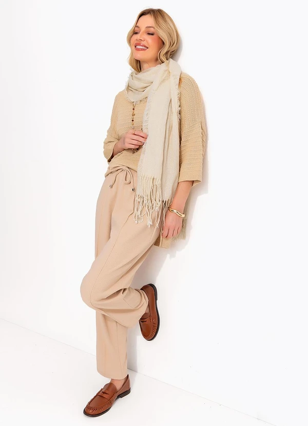 Quintess - Blusa Bege Tricot 3