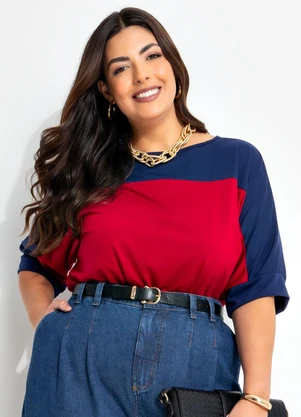 Marguerite - Blusa Bordô em Poliviscose - MARGUERITE