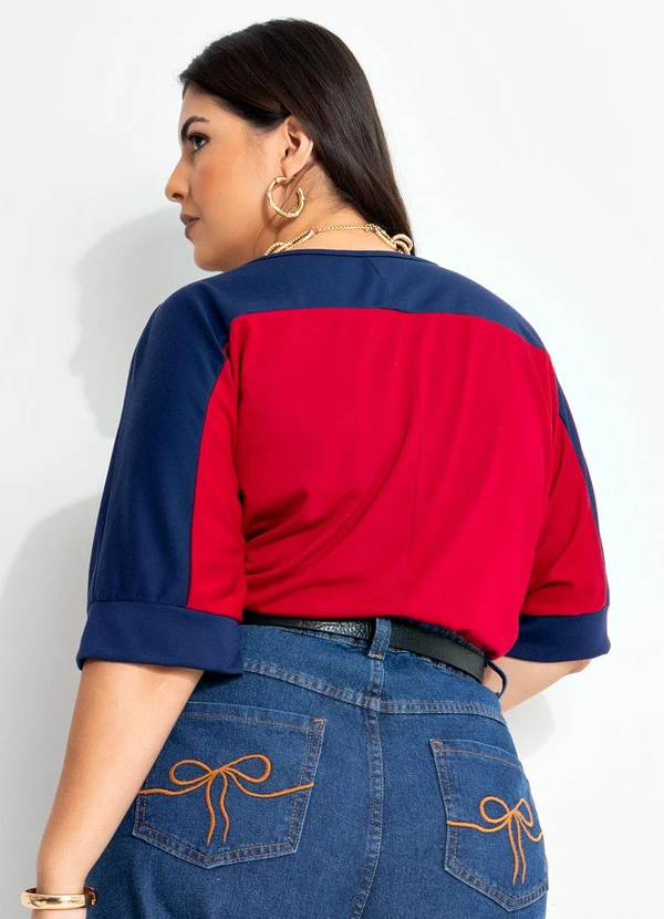 Marguerite - Blusa Bordô em Poliviscose 2