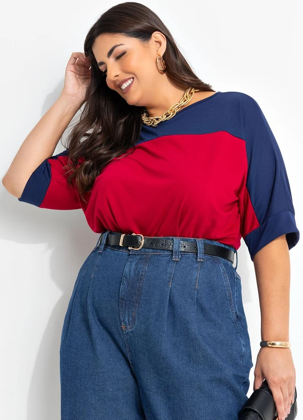 Marguerite - Blusa Bordô em Poliviscose 4