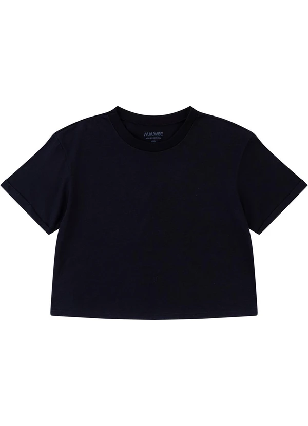 Malwee - Blusa Box em Malha Preto 11