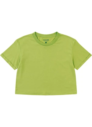 Malwee - Blusa Box em Malha Verde Limão - MALWEE