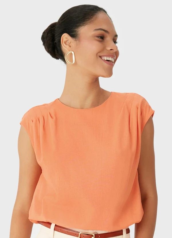 Malwee - Blusa Box Franzida Laranja 1