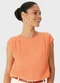Malwee - Blusa Box Franzida Atupe - variação: Laranja