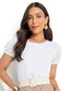 Moda Pop - Blusa Branca com Babado nas Mangas - variação: Branca