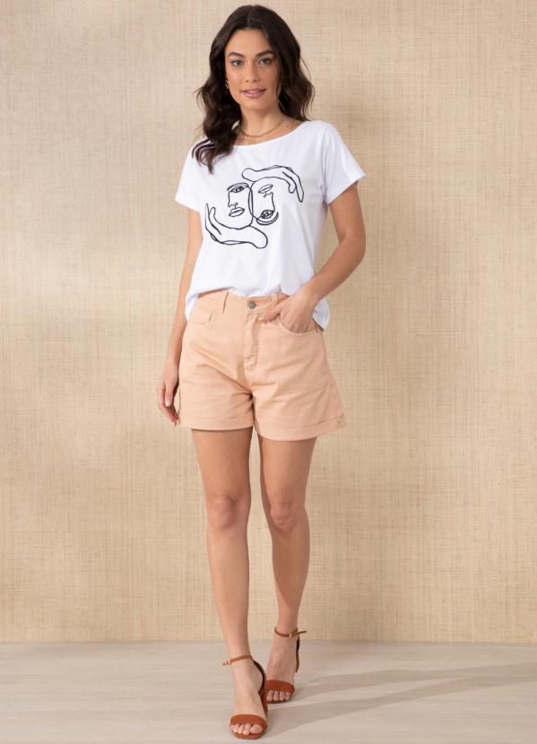 Outlet - Blusa Branca com Bordado Frontal 5