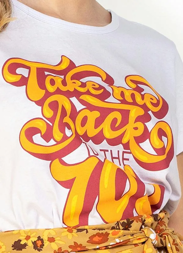 Moda Pop - Blusa Branca com Mangas Curtas 3