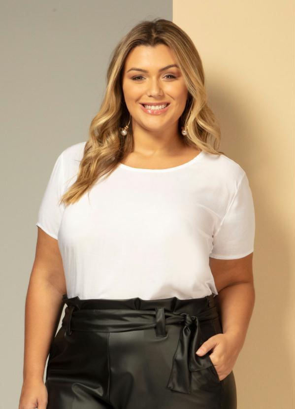 Quintess - Blusa Branca com Zíper nas Costas 6