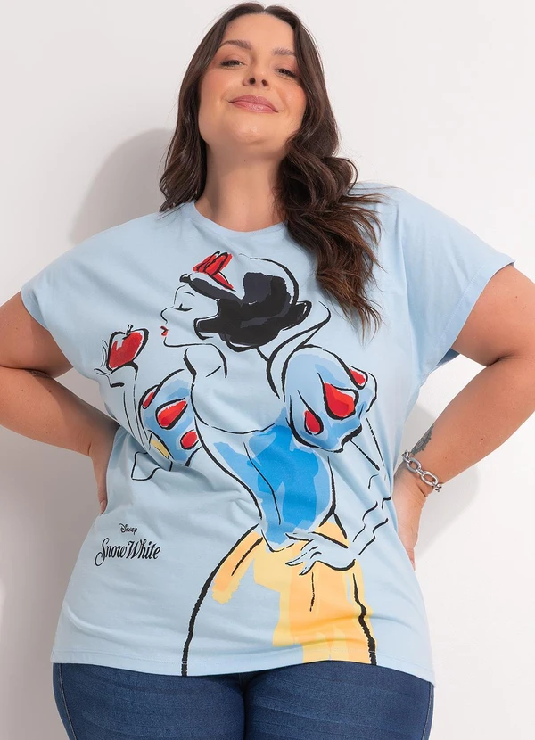 Disney - Blusa Branca de Neve Azul