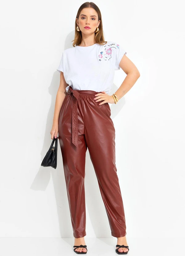 Quintess - Blusa Branca em Malha de Algodão 3