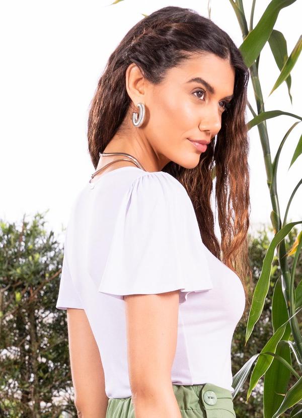 Quintess - Blusa Branca em Malha de Viscose 2