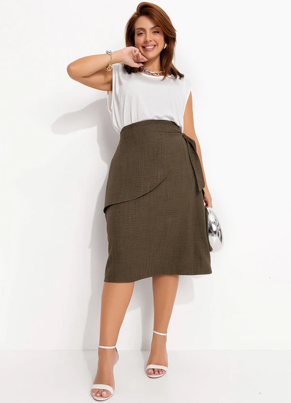 Quintess - Blusa Branca em Malha de Viscose 4