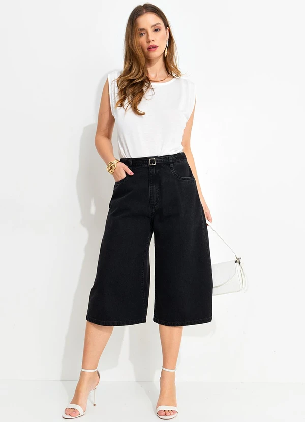 Quintess - Blusa Branca em Malha de Viscose 16