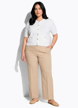 Quintess - Blusa Branca em Tricot - QUINTESS
