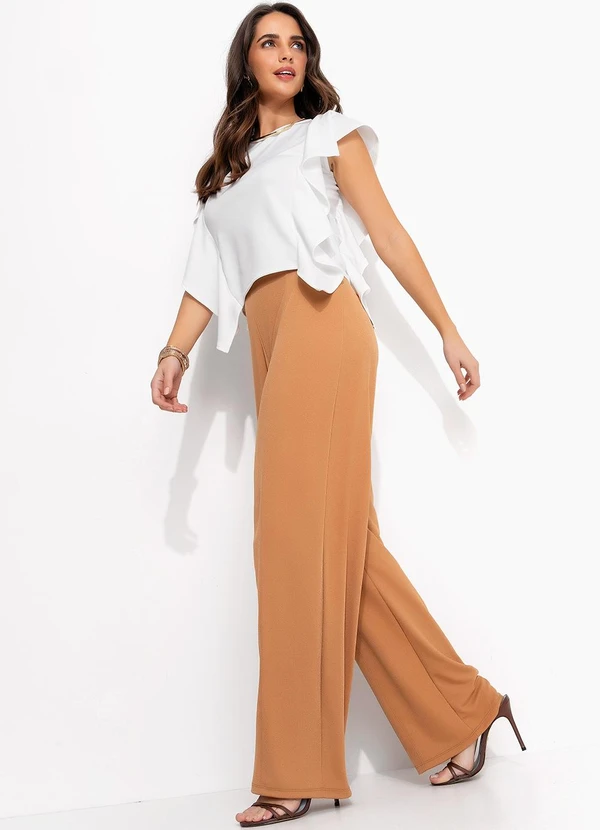 Quintess - Blusa Branco em Malha Crepe 6