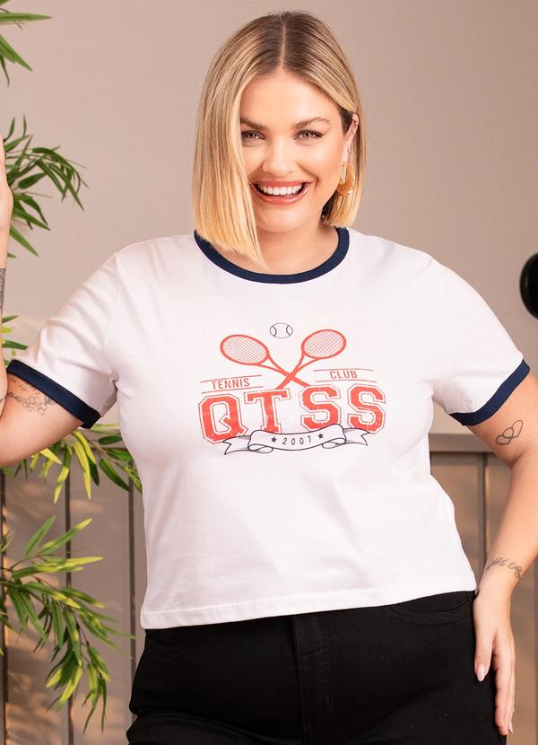 Quintess - Blusa Branco em Malha de Algodão Penteado 6