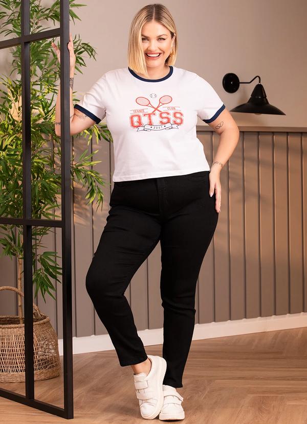 Quintess - Blusa Branco em Malha de Algodão Penteado 8