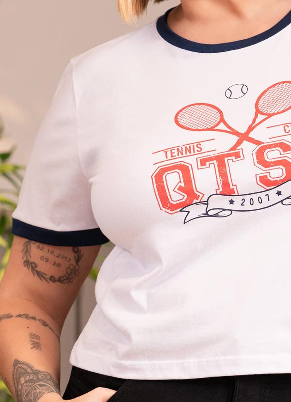 Quintess - Blusa Branco em Malha de Algodão Penteado 9