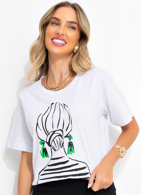 Bimini - Blusa Branco em Malha de Algodão 1