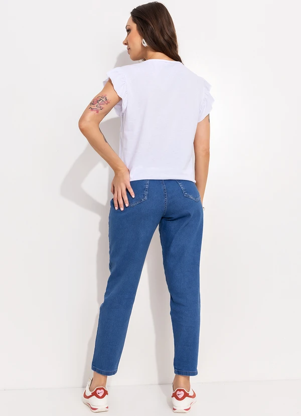 Bimini - Blusa Branco em Malha de Algodão 4