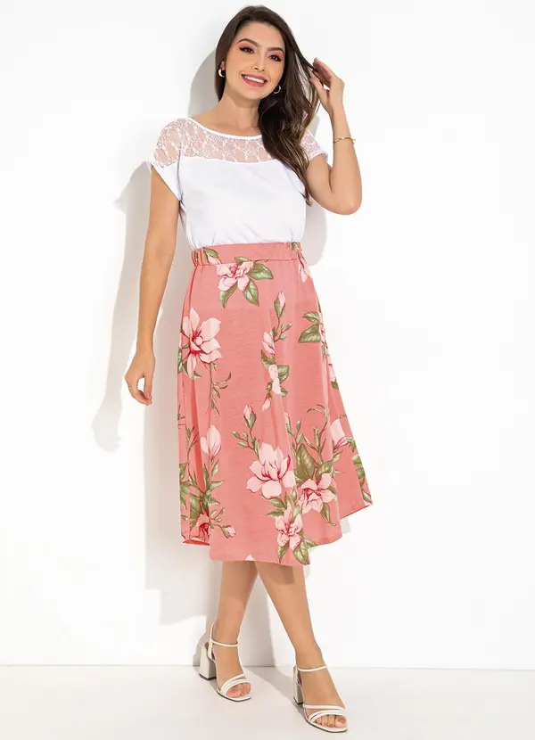 Rosalie - Blusa Branco em Malha 3