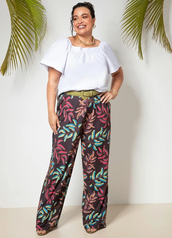 Quintess - Blusa Branco em Tricoline 3