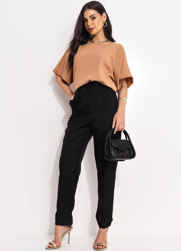 Quintess - Blusa Camel em Cotton 3