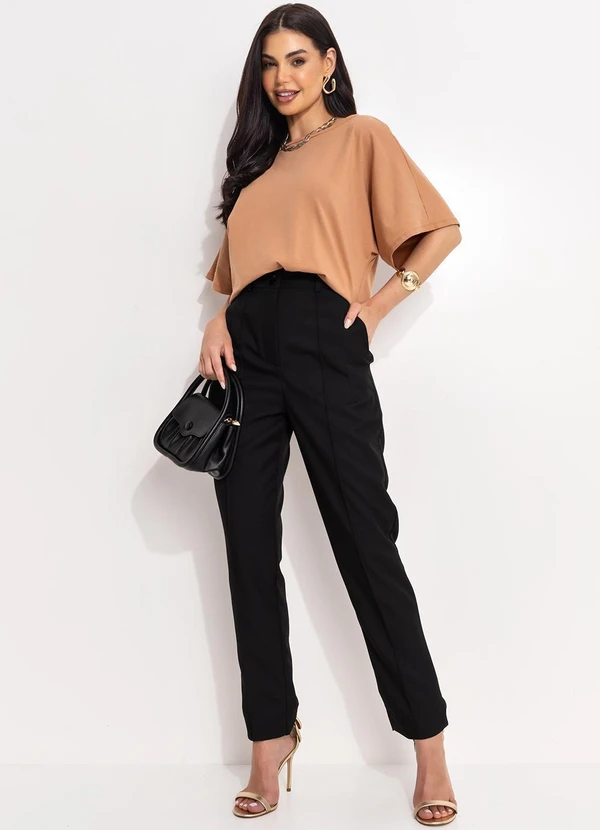 Quintess - Blusa Camel em Cotton 6