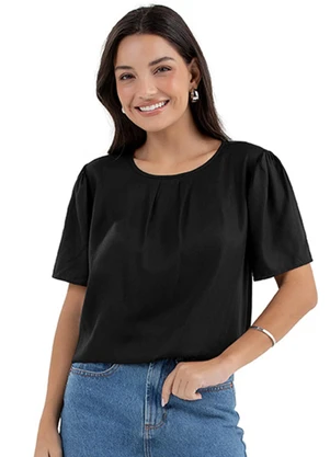 Outlet - Blusa Candy Breeze Adulto Feminino Preto - OUTLET