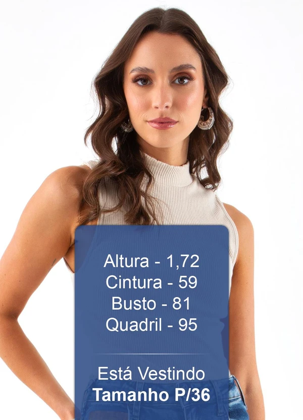 Colcci - Blusa Canelada Bege 5