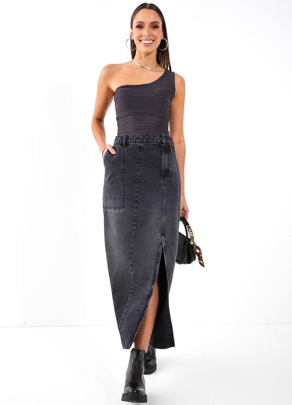 Colcci - Blusa Canelada Cinza 3