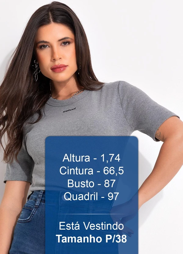 Colcci - Blusa Canelada Cinza 5