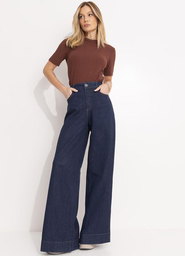 Colcci - Blusa Canelada Marrom 3