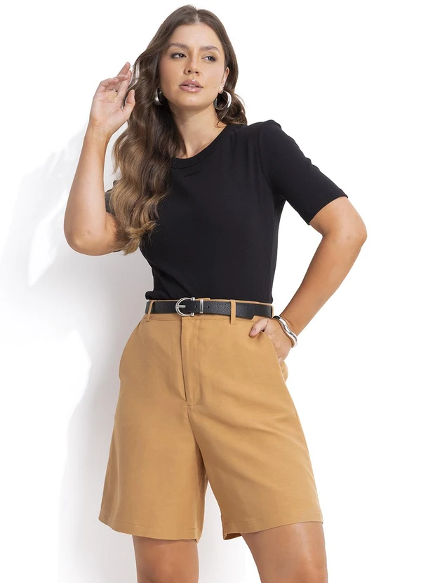 Colcci - Blusa Canelada Preto 7