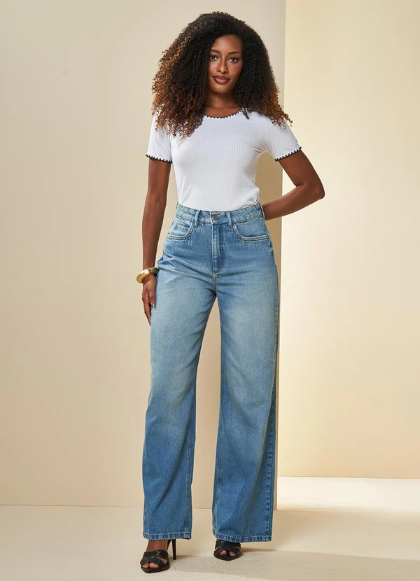 Doce Trama - Blusa Canelada Romantic Branco 3