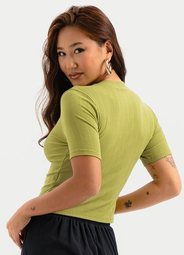 Cativa - Blusa Canelada Verde 2