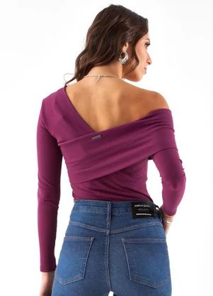 Colcci - Blusa Canelada Vermelho - COLCCI