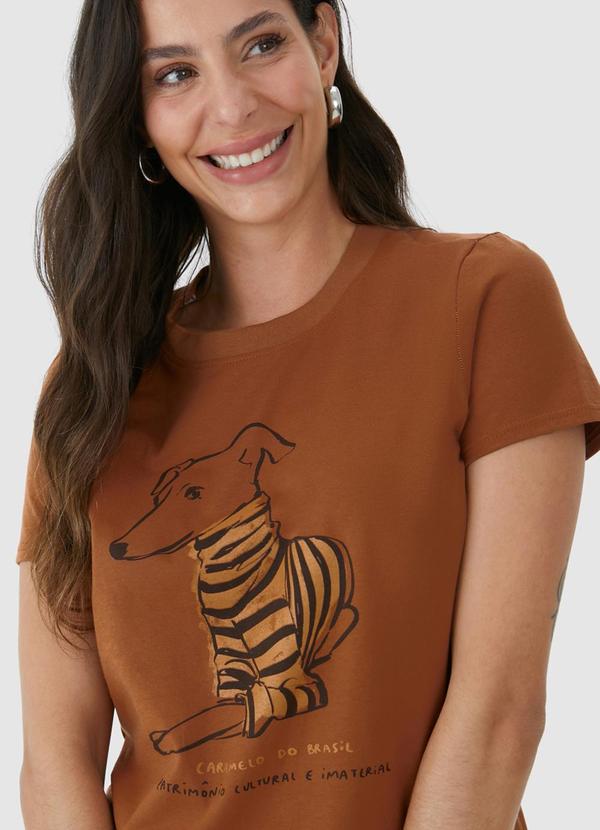 Malwee - Blusa Caramelo do Brasil Marrom 3